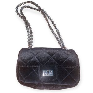 Christain Lacroix Black Velvet Bag